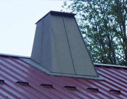 Abergement de cheminée Aravis Borne GT Charpente